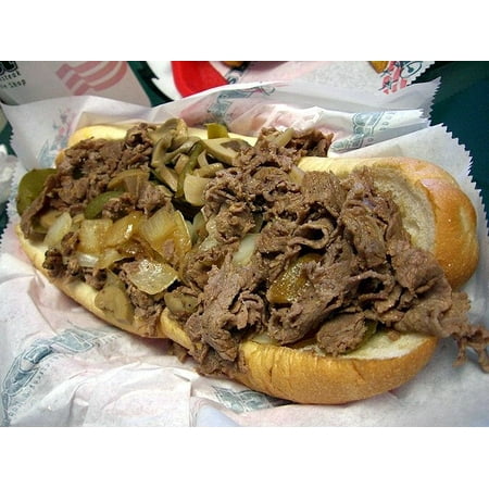 LAMINATED POSTER Cheese Steak Cheese Philadelphia Cheese Steak Poster Print 24 x (Best Place For Philly Cheesesteak In Philadelphia)