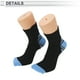 thumbnail image 3 of Calcetines de ciclismo Unique Bargains, de secado rápido, para exteriores, color azul y negro, tamaño M, neutros y universales, 1 par, combinación de colores, 3 of 6