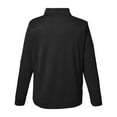 thumbnail image 5 of CORE365 CE404 Men's Market Snag Protect Mesh Colorblock Quarter-Zip Pullover-BLACK/ CARBON-5XL, 5 of 6