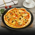 thumbnail image 3 of 26CM Non Stick Pizza Pan Pizza Tray Round Pizza Baking Tray Strong Baking Tool, 3 of 8