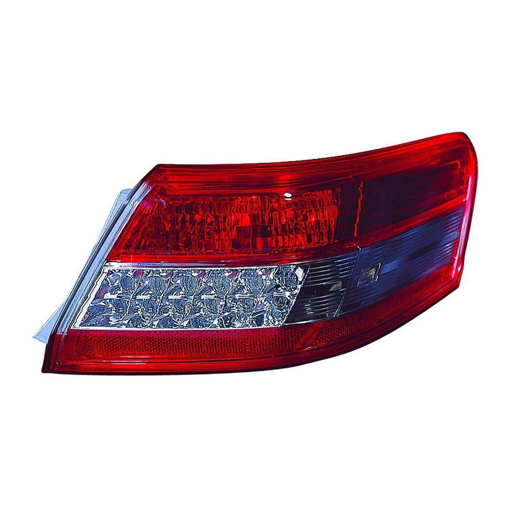 CarLights360: For 2010 2011 TOYOTA CAMRY Tail Light Assembly Passenger Side w/Bulbs - (DOT 2011 Toyota Camry Side Marker Light Replacement