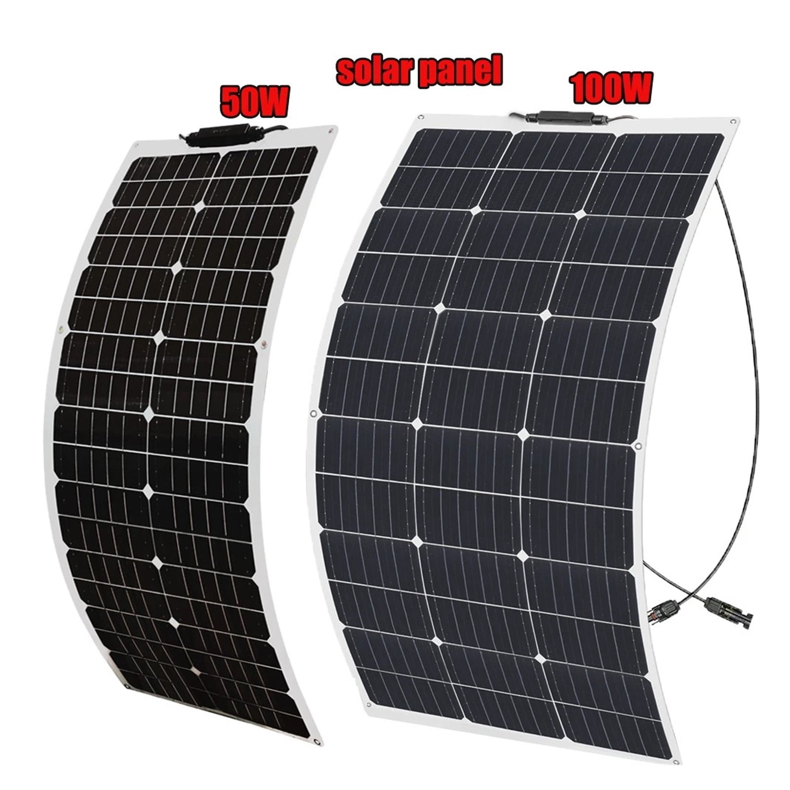 Folding solar panels 50W 100W 150W 200W 300W 400W Flexible Single Crystal Solar Panel 1000w 12V Battery Charger Solar charger