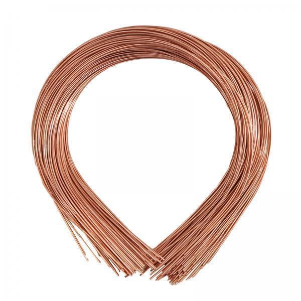 5x50 Piezas De Diademas De Metal Lisas Para Manualidades, Diademas De Alambre Fino Hechas A Mano De Cobre