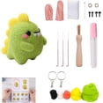 thumbnail image 1 of Yazoeia Animal Needle Felting Kit, Needle Felting Starter Kit, Complete Needle Felting Tools, Needle Felting Kit for Adults Beginners, for Needle Felting Craft Project (Green CJC912-120981, 1 of 6
