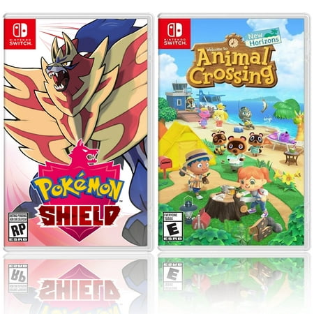 Nintendo Pokemon Shield Bundle with Animal Crossing: New Horizons