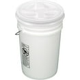Bucket Kit, Two White 6Gallon Buckets with White Gamma Seal Lids