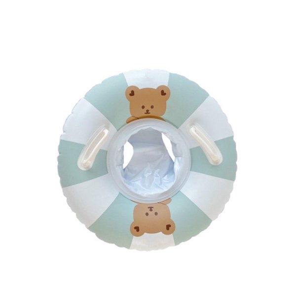Anillo de natación inflable para niños con asa, boya para bebés, anillo de natación para niños, asiento de piscina para bebés, boya de piscina para bebés, boya inflable para asiento de bebé de 60 cm TUNC Sencillez