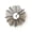 silver, white, variant on Ardeola - The Comet - 23.5 in Wall Clock, Organic Multicolor Laser Cut Plywood