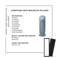 thumbnail image 3 of Nispira True HEPA Filter C Replacement for Germ Air Purifier FLT5000 AC5000 AC5250 Black Decker BXAP040 BXAP250 Idylis IAP-GG-125 2 Packs, 3 of 8