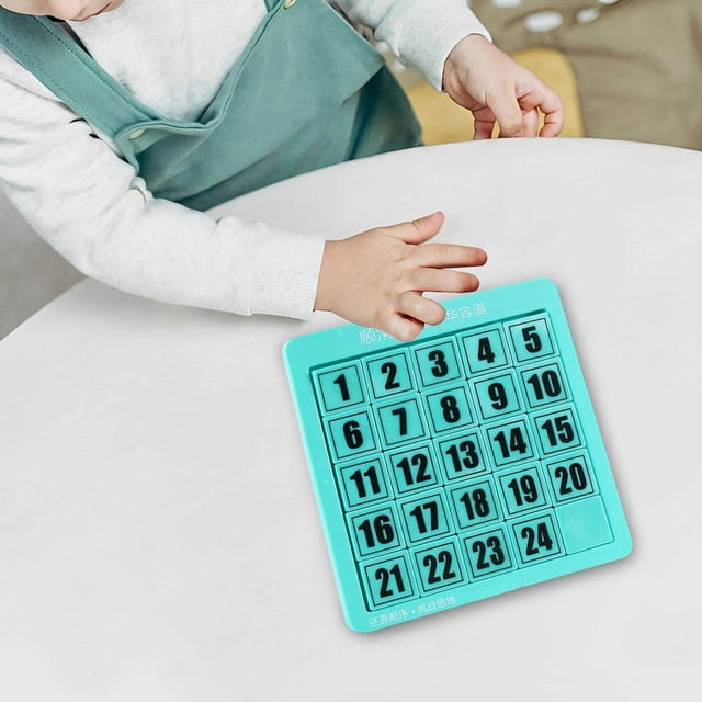 Xingzhi Digital Puzzles Toys Math Educational Toys Game for Training Exercise 24 cubes green