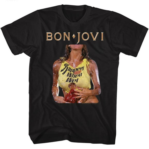 Bon Jovi Sww Black Adult T-Shirt Xlt