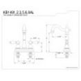 thumbnail image 5 of Kingston Brass Heritage KB1491AL Bar Faucet Withou, 5 of 5