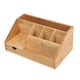 thumbnail image 2 of Fiudx Organizador de Escritorio de Madera, Caja de Almacenamiento Multifuncional, Portalápices, Tijeras y Destornillador, Decoración para El Hogar y La Oficina, Idea de Regalo, Hecho a Mano, 24,5 X 1, 2 of 7