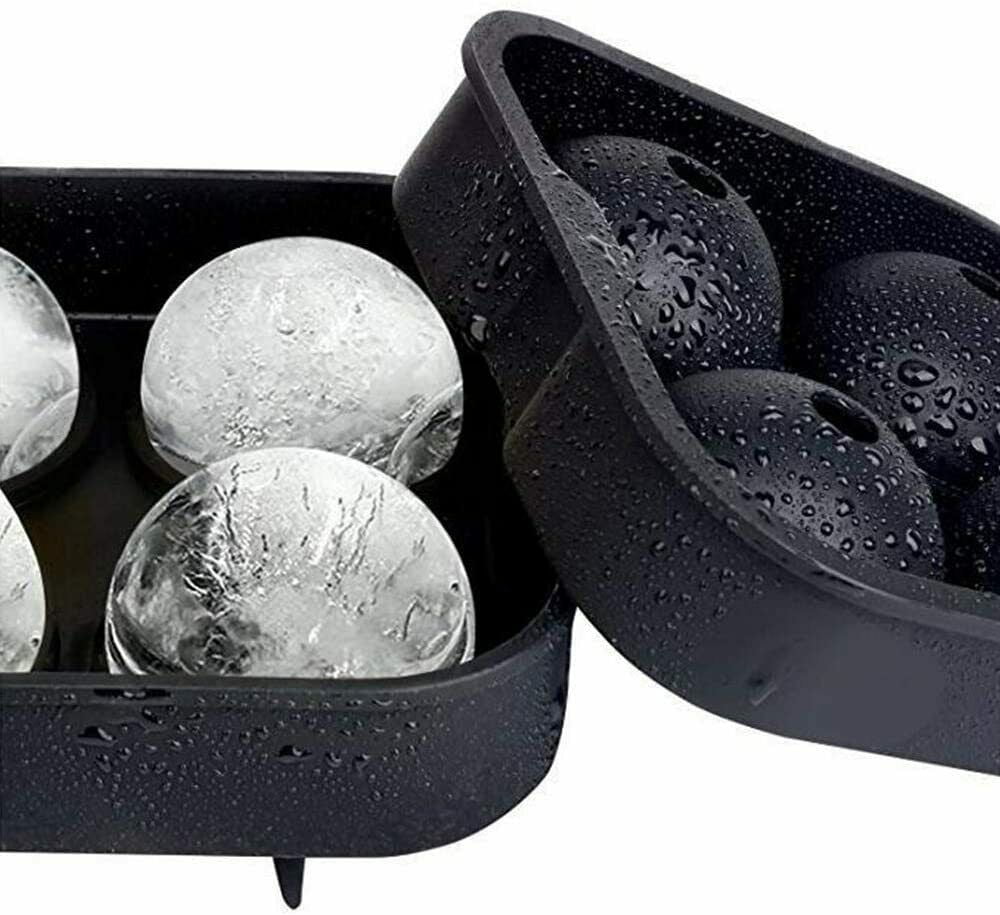 Oumilen Silicone 4-Cavity Sphere Ice Mold