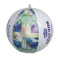 thumbnail image 5 of Northlight Corona Tropical Leaves Inflatable Beach Ball - 20" - Blue and Green, 5 of 7