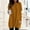 Orange, variant on HUITKMM cotton Long Sleeve Shirt Women Women Autumn and Winter Comfortable Round Neck Long Sleeve Long T Shirt Top Pocket Puff Sleeve Print Top XL