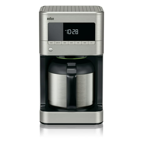 Braun Brew Sense 10-Cup Drip Coffee Maker with Thermal Carafe in Stainless