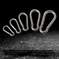 thumbnail image 3 of Yokua Heavy Duty D Ring Carabiners Clip for Climbing Rappelling, D Shaped Carabiner, 3 of 14