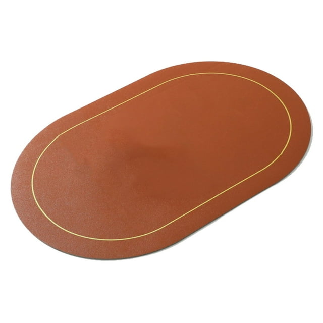 Moyic Mantel individual de doble cara, antideslizante y resistente al calor, fácil de cuidar, manteles individuales para Mostrada marrón