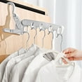 thumbnail image 3 of Over the Door Clothes Drying Rack, Foldable Versatil Folding Clothes Tool, Stable and Sturdy Clothing Dry for Home, 3 of 9