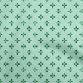 thumbnail image 1 of oneOone Cotton Flex Mint Green Fabric Florals Dress Material Fabric Print Fabric By The Yard 40 Inch Wide, 1 of 5