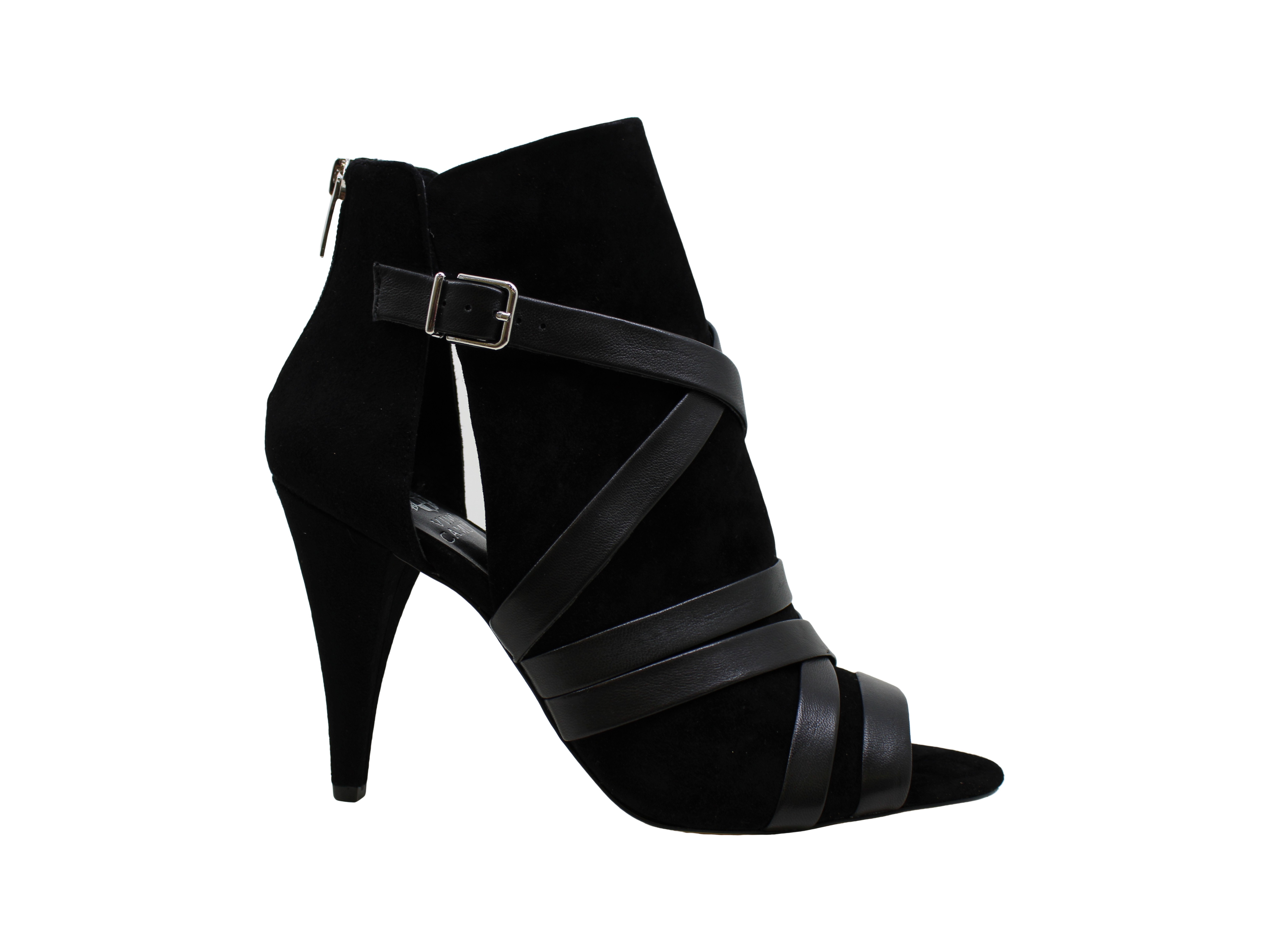 Vince Camuto Womens Achika Leather Open 