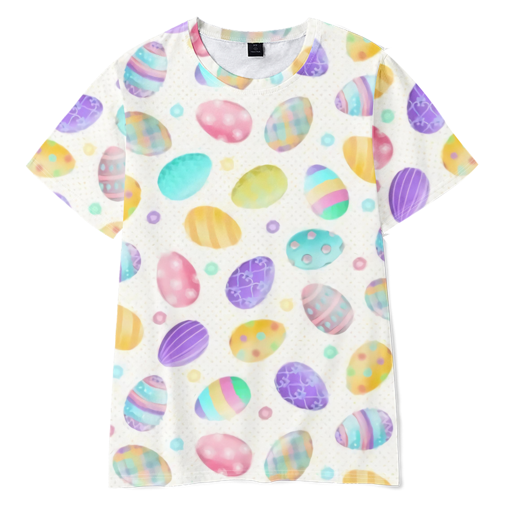 Easter summer Men's Women's Hawaiian Shirt Easter rabbit Style Holiday