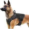 thumbnail image 1 of Arnés táctico para perros L negro, chalecos de anillo para perros de trabajo militar, arneses para perros de entrenamiento militar sin tensión, con clips de correa para senderismo kaili Sencillez, 1 of 4