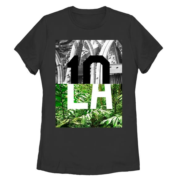 Women's Lost Gods LA Contrast Graphic Tee Black Small