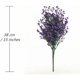 thumbnail image 2 of Plantas artificiales Arbustos Arbustos, Flores de boda de plástico falso Interior Exterior Hogar Jardín Porche Cocina Oficina Centro de mesa Arreglos Navidad Deco, 2 of 5