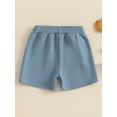 thumbnail image 4 of Suealasg Toddler Boys Summer Shorts Solid Color Elastic Drawstring Casual Short Bottoms 3M 6M 12M 18M 24M 3T Baby Boys Short Trousers, 4 of 7