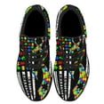 thumbnail image 2 of autism awareness Shoes Sneakers for Women Men Black Size 7, 2 of 7