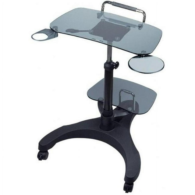 Aidata Bureau Portable USA LPD011G avec Plate-Forme de Souris Rétractable et Plateau d'Imprimante
