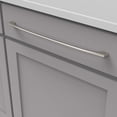thumbnail image 3 of Hickory Hardware P3375-14 18 In. Greenwich Bright Nickel Cabinet Pull, 3 of 4