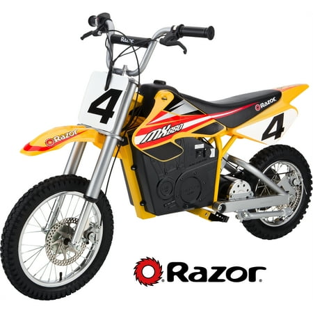Razor 36 Volt Electric Powered MX650 Dirt Rocket Motocross Off-Road Bike - For Ages 16+ and Speeds up to 17 (Best Dirt Bike For Tall Riders)