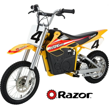 Razor 36 Volt Electric Powered MX650 Dirt Rocket Motocross Off-Road Bike - For Ages 16+ and Speeds up to 17 (Best 4 Stroke Dirt Bike)