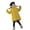 Yellow, variant on WOYY Winter Boys Girls Dinosaur Long Down Coat Lightweight Winter Outerwear, Sizes 3-4T