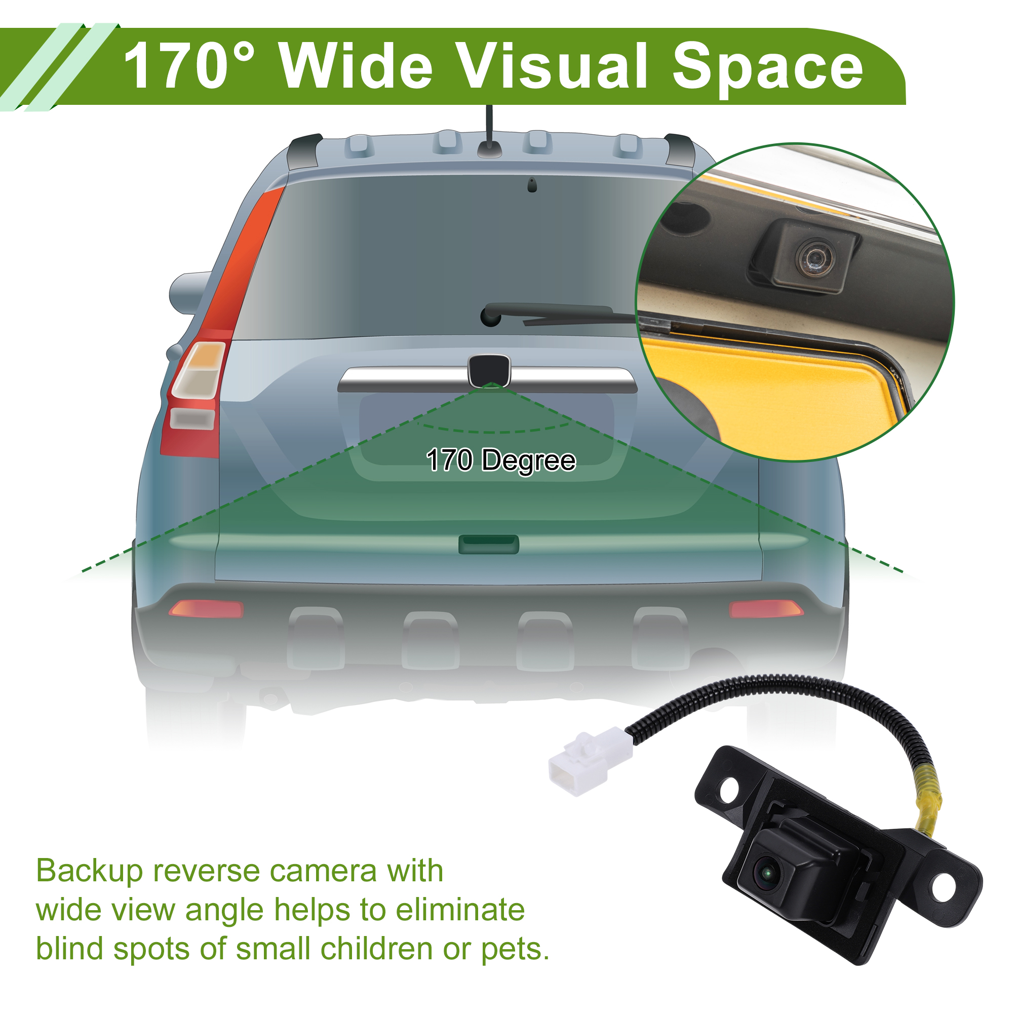 Unique Bargains Car Park Assist Rear View Backup Camera for Lexus RX350 07-09