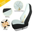 thumbnail image 4 of Cute yellow duckling light blue backgroundCar Seat Covers Set of for 2 Front Seats,Auto Accessories Protectors Decor Universal, 4 of 5