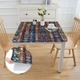 thumbnail image 2 of Acheng Pattern Jigsaw Puzzle Square Tablecloth for Picnic Dining Kitchen Farmhouse 100% Polyester Fiber 36*36, 2 of 8