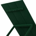 thumbnail image 3 of Modern Poly Reclining Chaise Lounge With Wheels, Dark Green, 3 of 11
