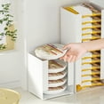 thumbnail image 2 of Box of Masks Household Automatic Filling Right-Angle Storage Box Multi-Functional Mask Facial Mask and Instant Pull-Out Storage Box Stackable ,Makeup Storage Box, 2 of 8