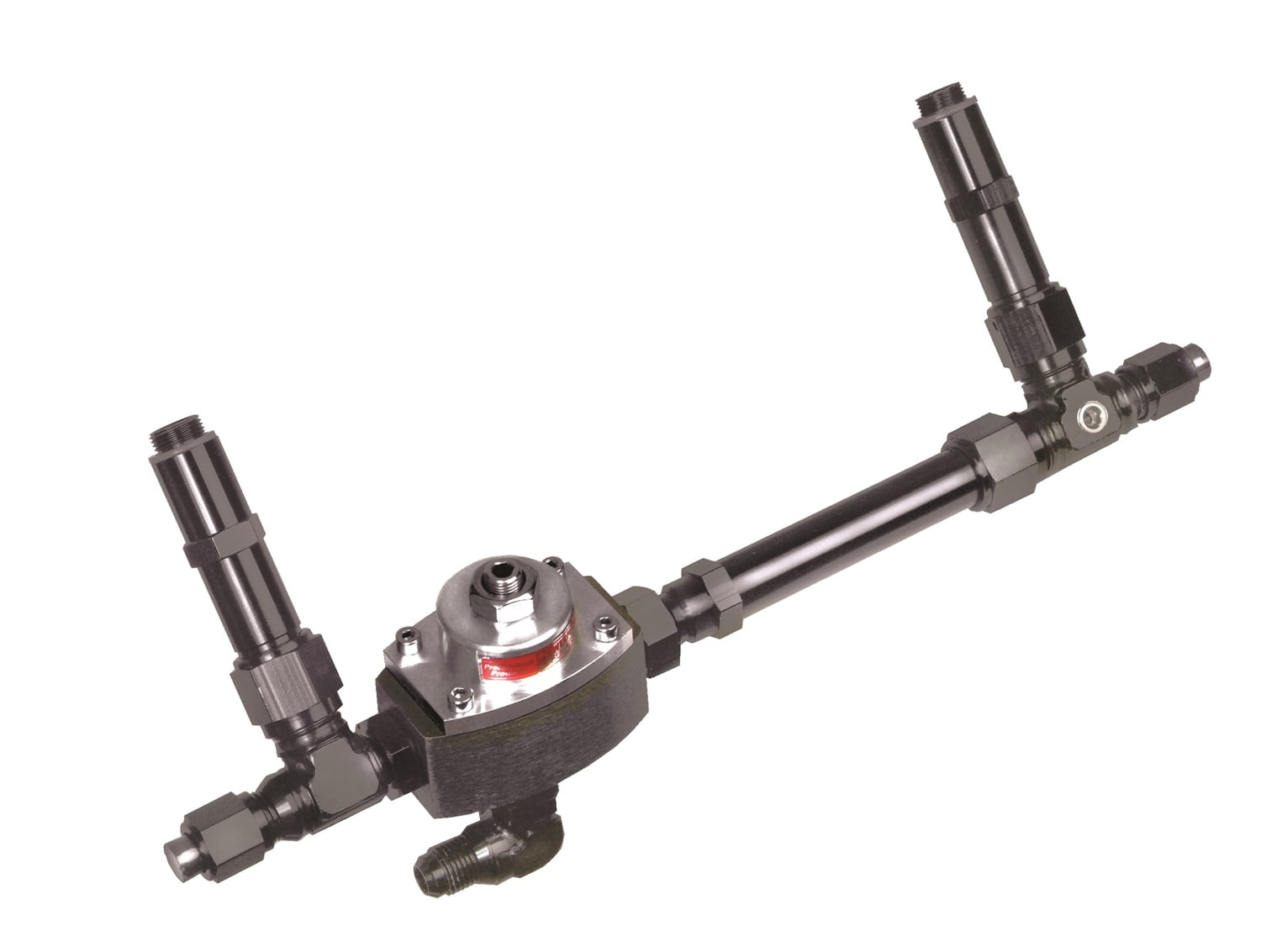Professional Products 10430 Carburetor Fuel Inlet Kit W/regulator For Holley 4150Black Finish