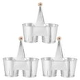 thumbnail image 1 of SHISUYAN 3pcs Creative Retro Flowerpot Durable Home Flower Arrangement Holder Plant Pot, 1 of 8