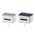 thumbnail image 2 of Bewildely Durable y para soluciones de almacenamiento cómodas y elegantes Caja de artículos diversos para servilletas con control remoto Almacenamiento y organización del hogar Azul oscuro, 2 of 6