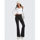 thumbnail image 3 of Pantalones CRZ YOGA Butterluxe tiro alto acampanados negros 84 cm, 3 of 4
