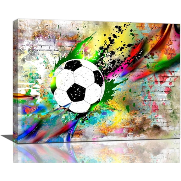 Give It To God And Go To Sleep Sign Wall Art Lake Mountain Pictures Wall Decor Christian Canvas Prints Posters Framed Artwork Paintings Home Decorations for Kitchen Living Room Bedroom 16"x12"