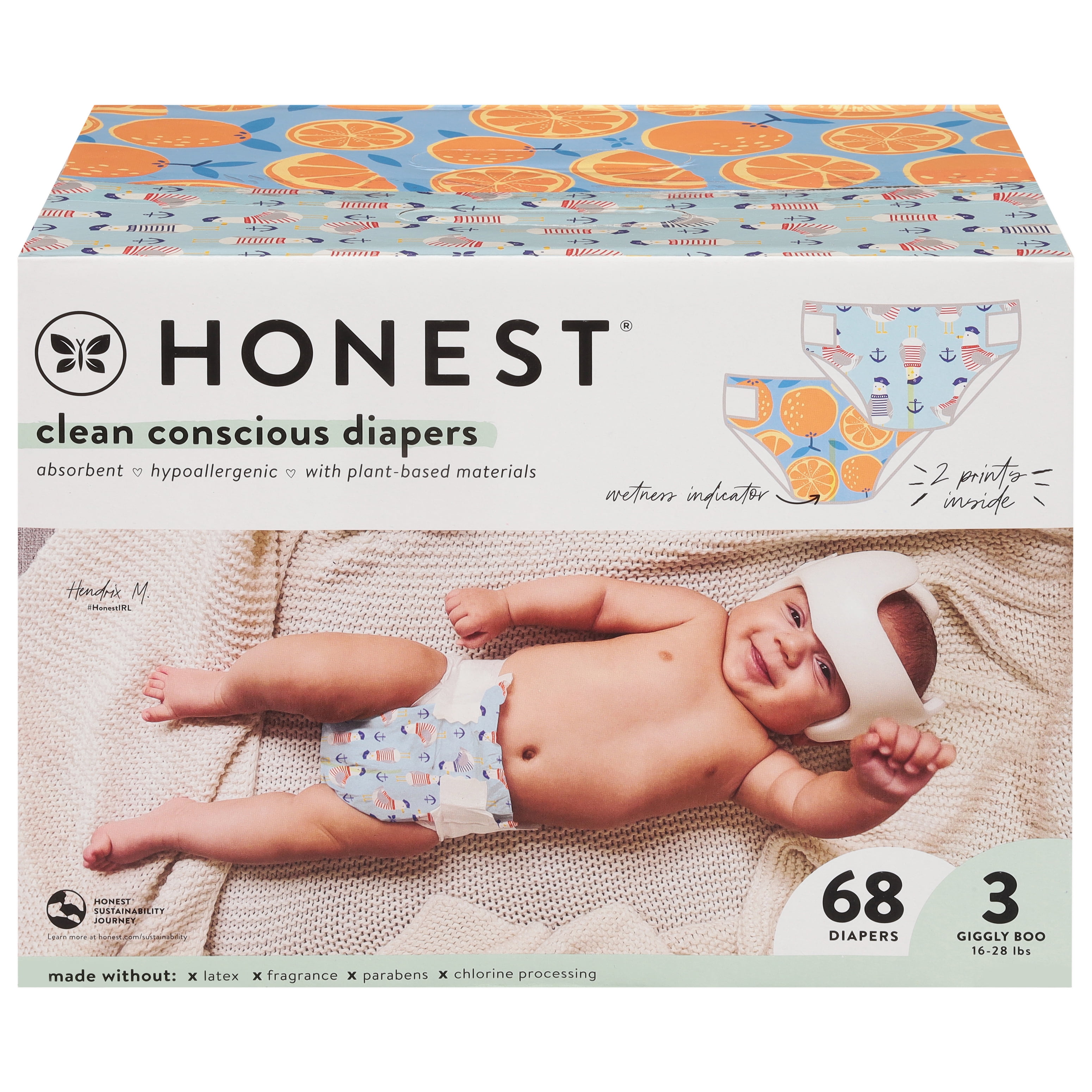 Honest company lemon diapers sales