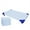 Blue, variant on Camp County Beyond Cotton-Polyester Blend, Toddler Size Day Care Cot Sheet, Ivory, 22 x 52, for Boys and Girls -Pack of 6