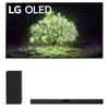 LG OLED48A1PUA 48" A1 Series OLED 4K Smart UHD TV with an LG SN5Y 2.1 Ch DTS Virtual High Definition Soundbar and Subwoofer (2021)